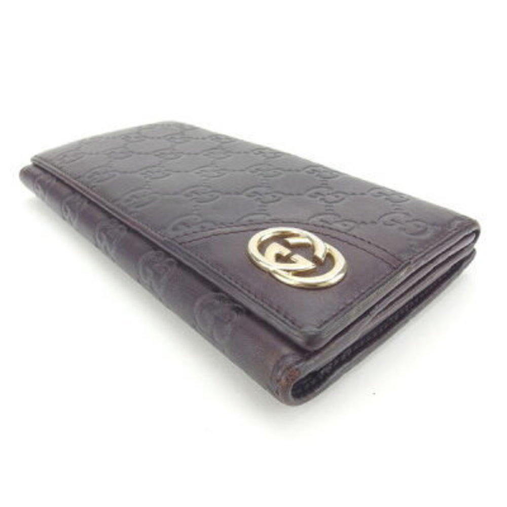 Gucci Long Wallet Interlocking Gg Guccissima Black - image 3